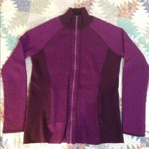 Title Nine Wool Blend Sweater Jacket Zip Up Medium